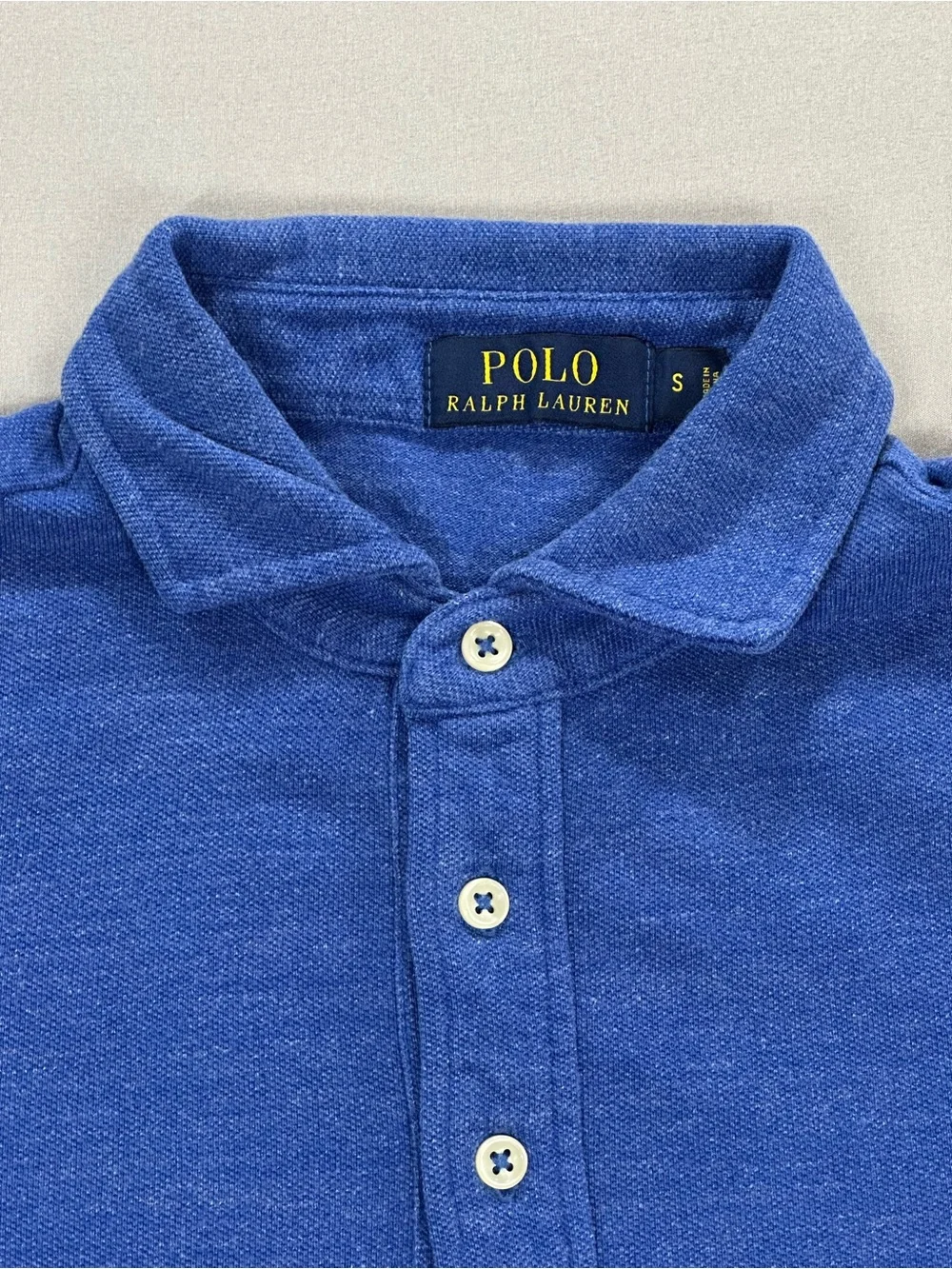 Polo by Ralph Lauren Classic Cotton Knit Long Sleeve Polo Shirt - Small